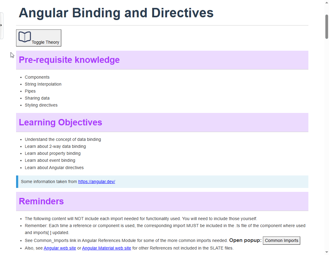 Toggle Theory